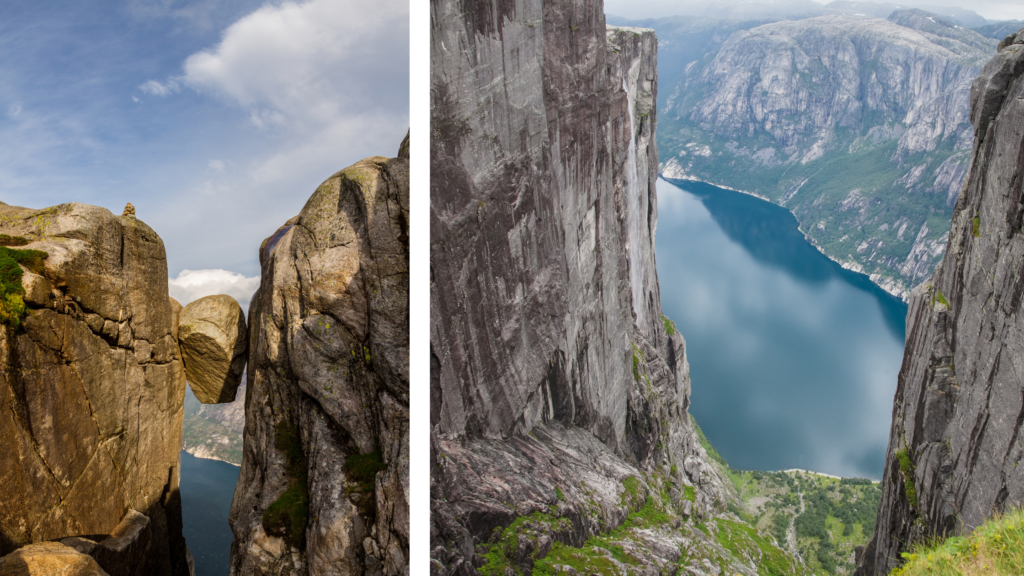 Kjerag Waterfalls. Kjeragfossen