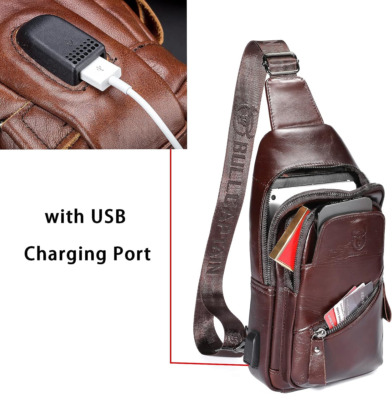 best leather crossbody bag for men