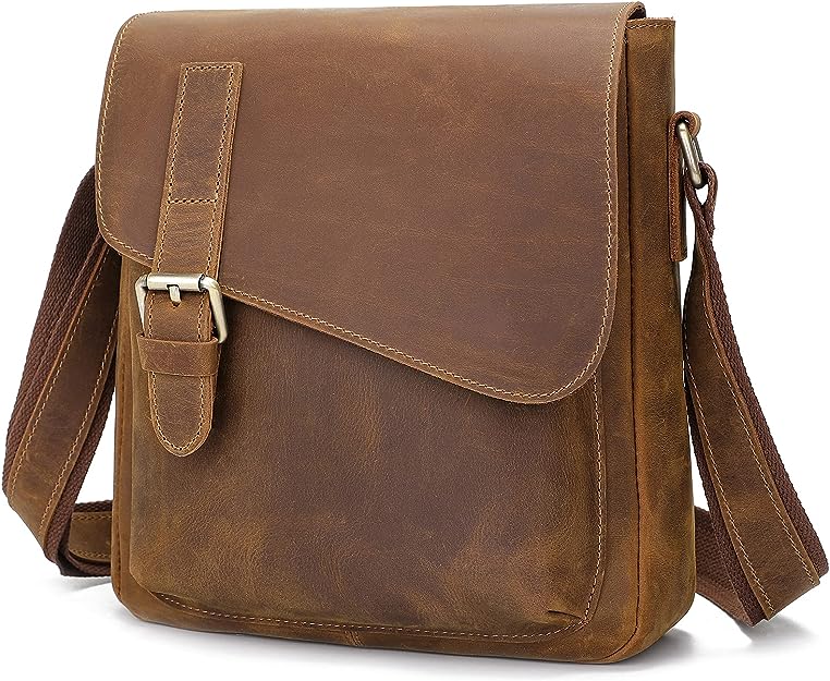 leather vintage crossbody bag
